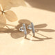 925 Sterling Silver Sculpted Minimalist Stud Earrings Gold Vermeil (2.5 Micron)