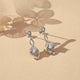 925 Sterling Silver Round Infinity Bold Drop Earrings Gold Vermeil (2.5 Micron)