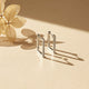 925 Sterling Silver Square Hoop Earrings Gold Vermeil (2.5 Micron)