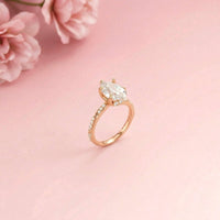 2.71Ct Moissanite Twist Band Oval Solitaire Ring