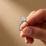 2.58Ct Moissanite Round Brilliant Solitaire Ring