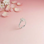 2.13Ct Moissanite Radiant Cut Three-Stone Ring