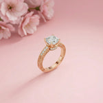 1.97Ct Moissanite Cushion Cut Vintage Ring