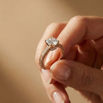 1.97Ct Moissanite Cushion Cut Vintage Ring