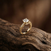1.97Ct Moissanite Cushion Cut Vintage Ring