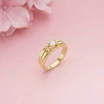 0.75Ct Moissanite Split Shank Solitaire Ring For Men's