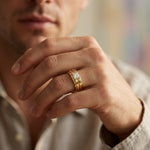 0.75Ct Moissanite Split Shank Solitaire Ring For Men's