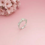 1Ct Moissanite Oval Cut Three-Stone Vintage Ring