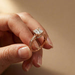 2.32Ct Moissanite Vintage Princess Cut Ring