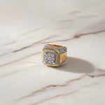 1.50 Ct Moissanite 925 Silver Hip-Hop Men's Engagement Ring