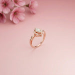 0.88Ct Moissanite Marquise Halo Elegance Ring