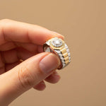 0.75Ct Moissanite Fancy Watch Style Ring For Men's