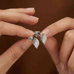 1.5Ct Moissanite Sleek Marquise Cut Stud Earrings White