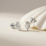 1.5Ct Moissanite Sleek Marquise Cut Stud Earrings White