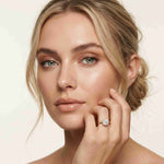 1.00Ct Round Moissanite Solitaire Engagement Ring Gold