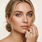 2 Ct Radiant Cut Moissanite Solitaire Engagement Ring Rose Gold