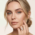 2.06 Ct Marquise Moissanite Pavé Wrap Engagement Ring