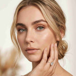 4.58 Ct Cushion Moissanite Micropavé Band Engagement Ring