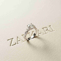 2.78 Ct Round Moissanite Twisted Shank Engagement Ring