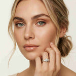 2.78 Ct Round Moissanite Twisted Shank Engagement Ring
