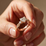 2.78 Ct Heart Moissanite Split Shank Engagement Ring