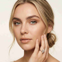 2.80 Ct Marquise Moissanite Vintage-Inspired Engagement Ring Rose Gold