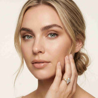 2.80 Ct Marquise Moissanite Vintage-Inspired Engagement Ring Gold