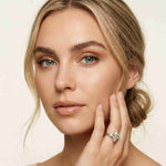 2.80 Ct Marquise Moissanite Vintage-Inspired Engagement Ring White
