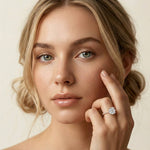 3.37 Ct Cushion Moissanite Double Hidden Halo Engagement Ring