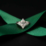 2.3 Ct Marquise Cut Moissanite Trilogy Solitaire Ring for Women