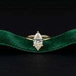2.14 Ct Marquise Moissanite Classic Solitaire Engagement Ring