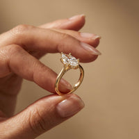 2.14 Ct Marquise Moissanite Classic Solitaire Engagement Ring