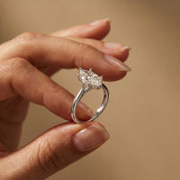 2.14 Ct Marquise Moissanite Classic Solitaire Engagement Ring