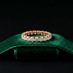 2.73 Ct Round Full Eternity Classic Prong Band Ring