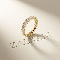 2.73 Ct Round Full Eternity Classic Prong Band Ring