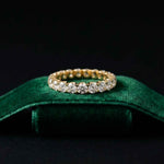 2.73 Ct Round Full Eternity Classic Prong Band Ring