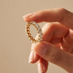 2.73 Ct Round Full Eternity Classic Prong Band Ring