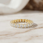 2.73 Ct Round Full Eternity Classic Prong Band Ring
