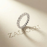 2.73 Ct Round Full Eternity Classic Prong Band Ring