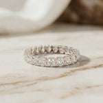2.73 Ct Round Full Eternity Classic Prong Band Ring