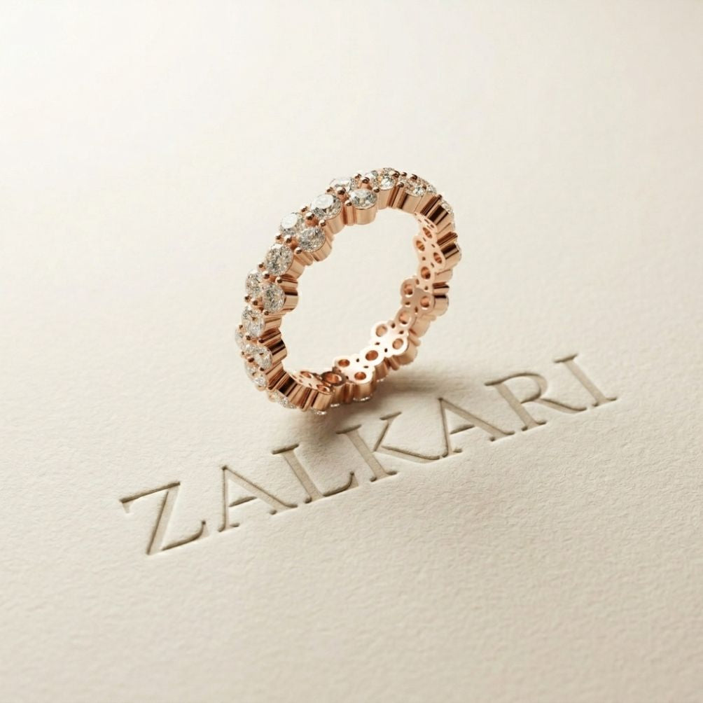 0.11 Ct Round Solitaire Band Promise Ring