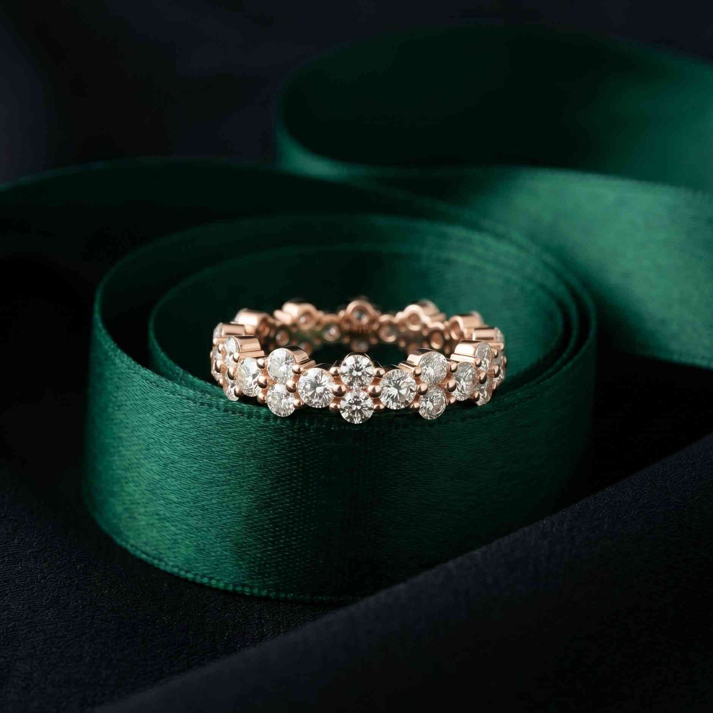 0.11 Ct Round Solitaire Band Promise Ring