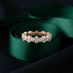 0.11 Ct Round Solitaire Band Promise Ring