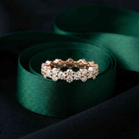 0.11 Ct Round Solitaire Band Promise Ring