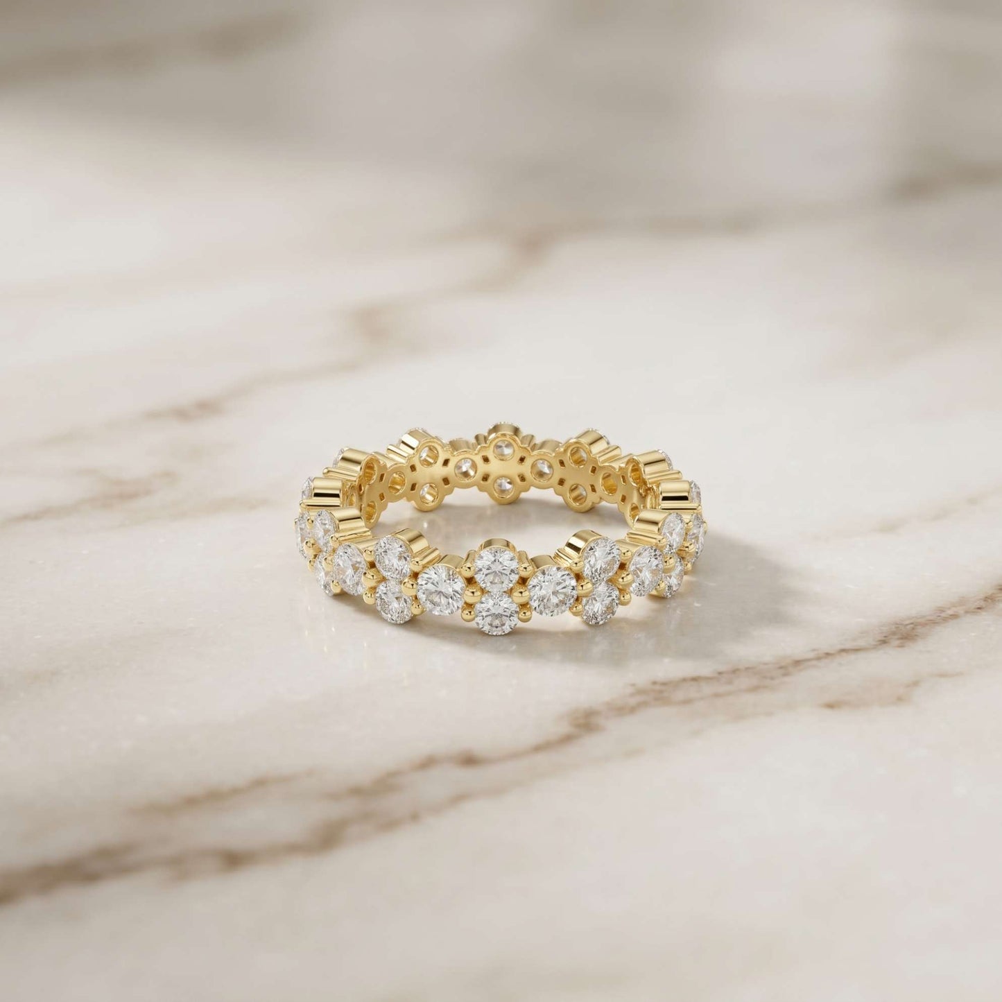 0.11 Ct Round Solitaire Band Promise Ring