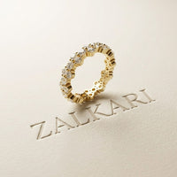 0.11 Ct Round Solitaire Band Promise Ring