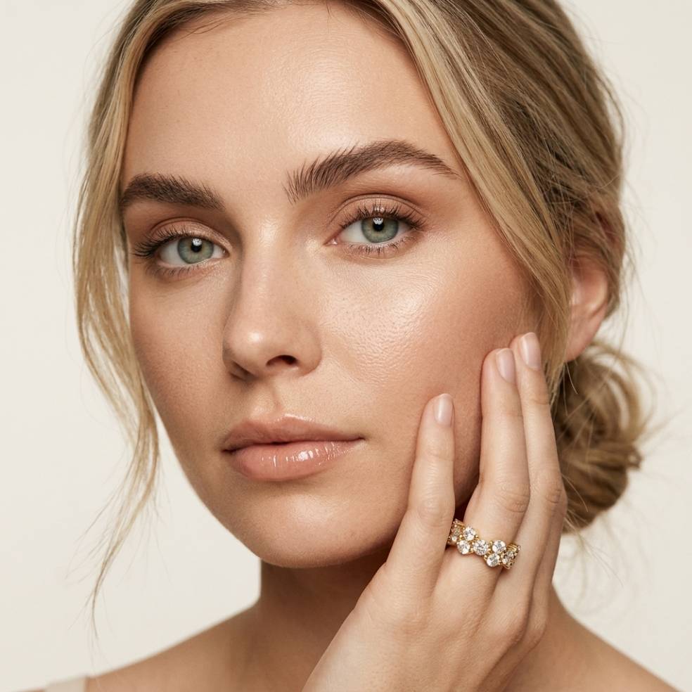 0.11 Ct Round Solitaire Band Promise Ring