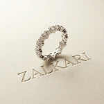 0.11 Ct Round Solitaire Band Promise Ring