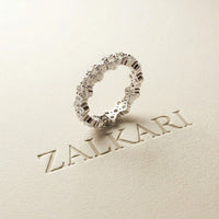 0.11 Ct Round Solitaire Band Promise Ring