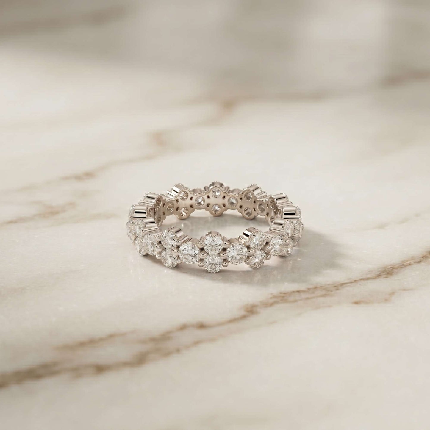 0.11 Ct Round Solitaire Band Promise Ring